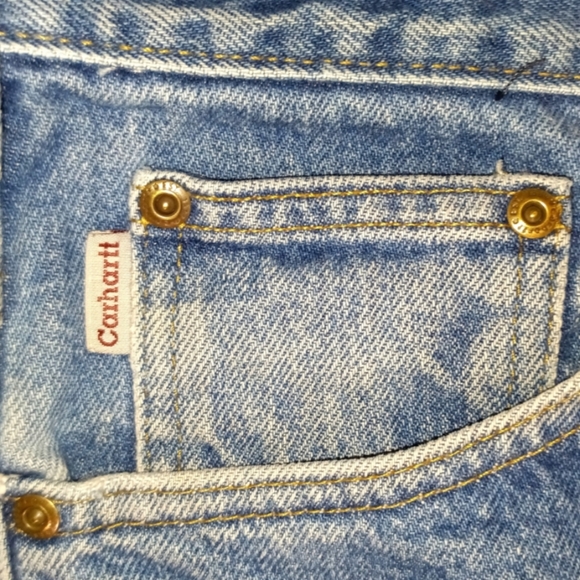 Vintage Carhartt :: 90s Y2K Men's Carhartt Jeans Size Waist 44 × 29 - Picture 5 of 8